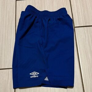 Boys Umbro Royal Blue Sports Shorts